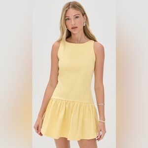 Peixoto Sunny Yellow Camisole Dress